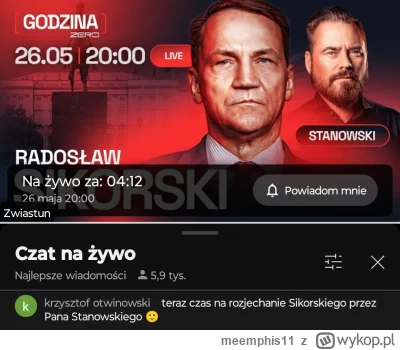 meemphis11 - Dobrą robotę robicie, pozdrawiam żonę, która siedzi obok

#kanalzero