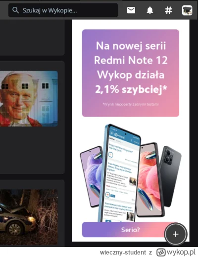 wieczny-student - Nawet Xiaomi wykupił sobie personalizowane reklamy na wykop, muszą ...