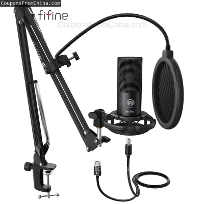 n____S - ❗ FIFINE Studio Condenser USB Microphone Kit [EU]
〽️ Cena: 41.79 USD (dotąd ...