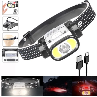 n____S - ❗ Wave Sensor 2000mAh 400lm Headlamp
〽️ Cena: 8.99 USD (dotąd najniższa w hi...