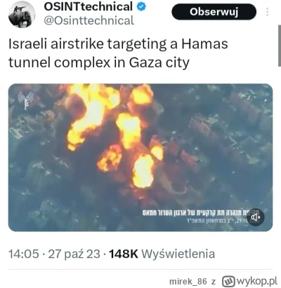 mirek_86 - #izrael #gaza 



https://twitter.com/Osinttechnical/status/17178751542381...