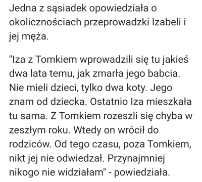 Zarchiwum-X - Mąż kłamał mówiąc, że miesiąc nie byli razem. Wg sąsiadów nie byli ze s...