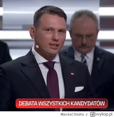 MackaCthulhu - Debata dopiero co się zaczęła, a Mentzen już przepocony i z łzami w oc...