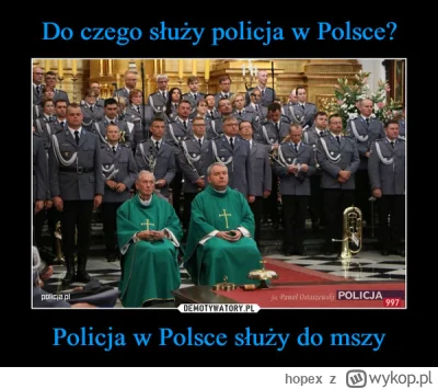 hopex - A do czego służy policja w Polsce??? DO MSZY
