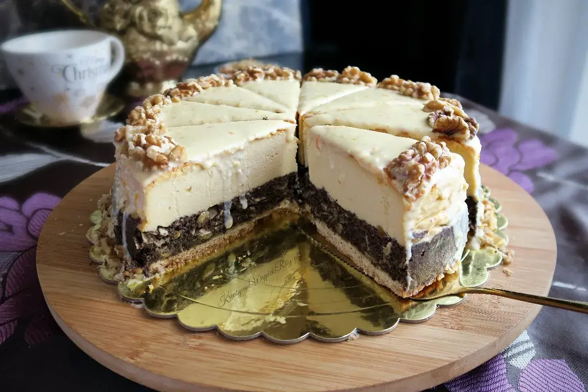 RITAcreative - Mój wypiek na święta - kremowy seromakowiec z białą czekoladą, który r...