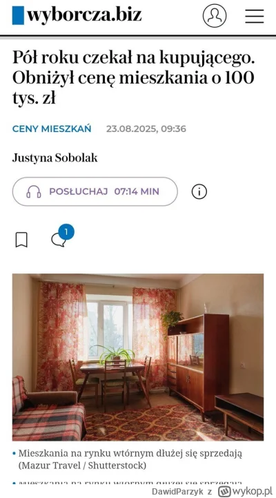 DawidParzyk - "Dwupokojowe mieszkanie na warszawskiej Pradze Południe, w budynku z wi...