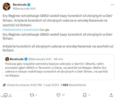 GandaIf - podobno Turcja się bije z Syrią 
#izrael