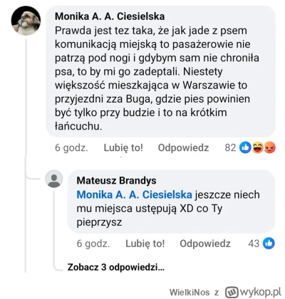 WielkiNos - Psiara oburzona, że musi pilnować swojego kundla w zatłoczonym autobusie ...