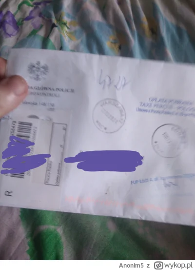 Anonim5 - Dostałem list od Komendy Głównej Policji, ale boję się otworzyć. Co należy ...