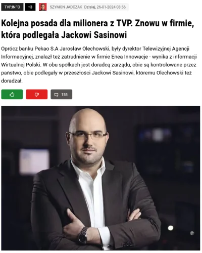 LukaszN - Cieszy, że tacy fachowcy są rozchwytywani na wolnym rynku, to już kolejna s...