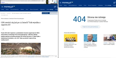 Quzin - Money.pl usuwa artykuły przychylne CPK. Czyżby dostali przykaz od mocodawcy?
...
