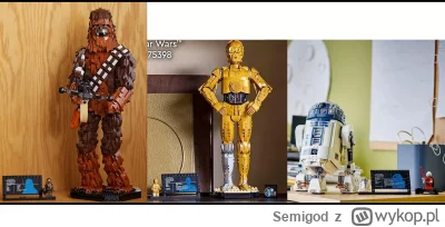 Semigod - Nowe porównanie wysokości c3po z poprzednimi figurkami. Wygląda na to, że j...