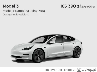 itsoverfor_chlop - Stara Tesla model 3 w takiej cenie xD Po odliczeniu dotacji wychod...
