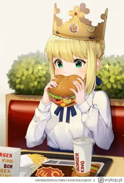 niewiadomocowscenariuszujest - #randomanimeshit #anime #saber #fate #borgar