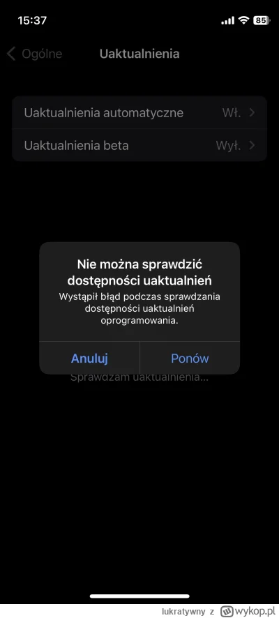 lukratywny - Czy ktoś odnotował taki problem? #ios #iphone