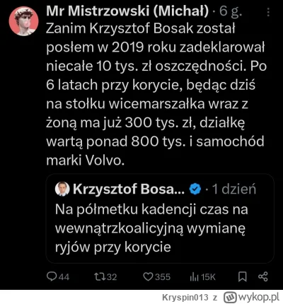 Kryspin013 - Ogarnijcie to. Typ, który działając na wolnym ryneczku™ prawie do 40, ni...