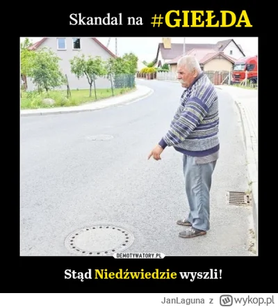 JanLaguna - Krach już polany na stole, proszę się częstować. O 15:30 zaczynamy masowe...