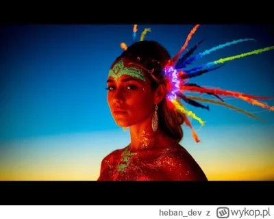 heban_dev - Dzisiaj trochę indiańskie klimaty w stylu lat 90-tych.

#aiart #ai #sztuc...