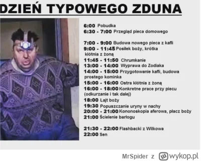 MrSpider - Za czasów starego Mexa, Fiodora dorodny Warmiański Zdun co i trawę skosił,...