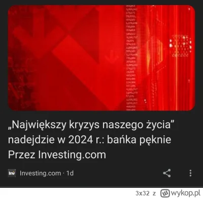 3x32 - serio investing com ma takie wpływy? przeciez to jakis portalik informacyjny #...