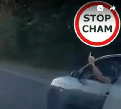 SendMeAnAngel - On tylko pokazywał znak. #stopcham #motoryzacja #suchardrogowy