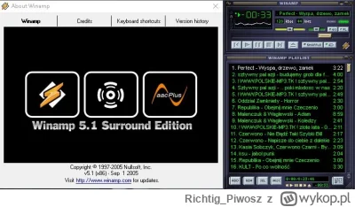 Richtig_Piwosz - Winamp, to jeden z 3 programów, które zawsze są uruchomione na kompi...