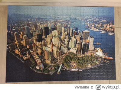 vivianka - Bardzo ładne #puzzle Nowy York 1000 trefl.
Super się układało.