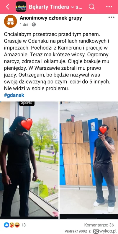 Piotrek19002 - #blackpill #p0lka #tinder #przegryw
Gdy p0lka dowiaduje się że Polak p...