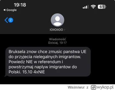 Wisimiwur - Mam już komplet ulotek i smsa xD to będą uczciwe wybory, uczciwe referend...