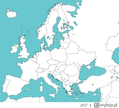 j557 - Flagi, gdy zostawimy tylko biały, a inne kolory zastąpimy białym.
#mapporn #pd...