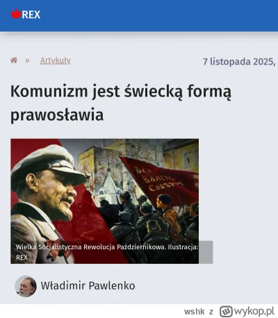 wshk - >czerwony sztandar komunizmu
@funkmess: