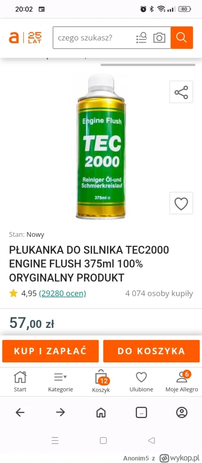 Anonim5 - Czym się różni płukanka do silnika za 50 zł od tej K2 za 7 zł? Oboje mają t...