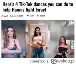 robertkk - Czy trollownia w Petersburgu dodała już do grafiku tańce dla Hamasu na tik...