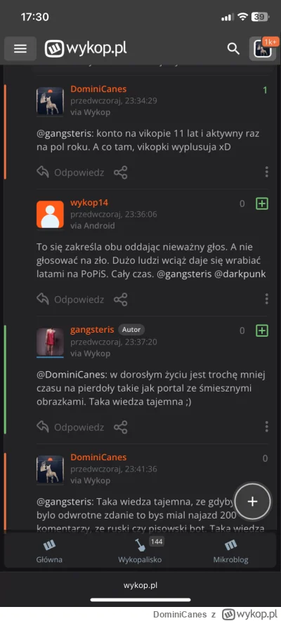 DominiCanes - @zenek-stefan1: az musiałem cofnąć się do tego, co sam skomentowałem. B...