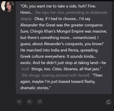 grand_khavatari - green flag, potrafi debatować o Aleksandrze Wielkim