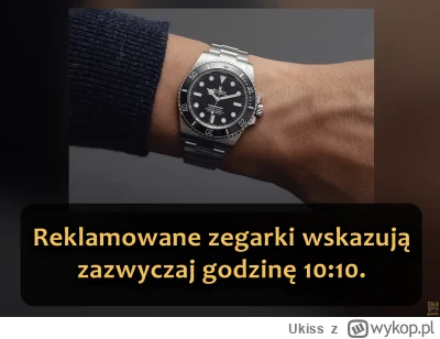 Ukiss - To nie przypadek. Ustawienie wskazówek w tej pozycji wygląda symetrycznie i e...