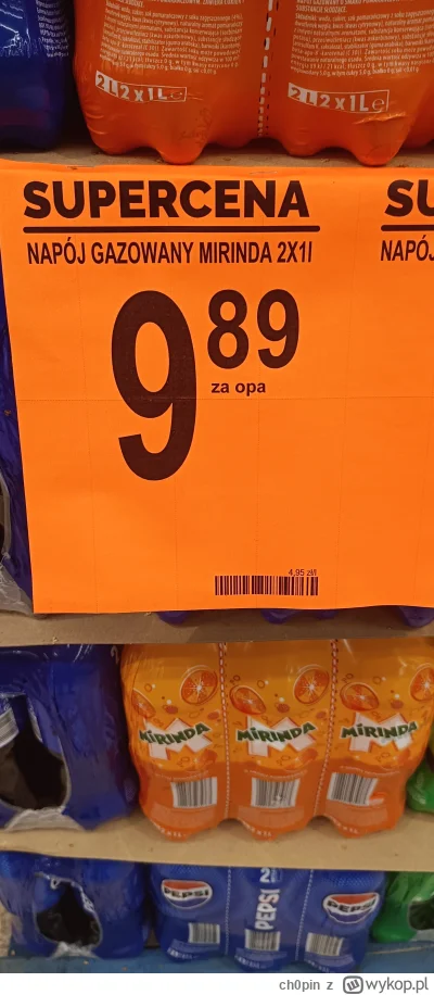 ch0pin - Jak za "opa" to dobra cena XD
#heheszki #biedronka