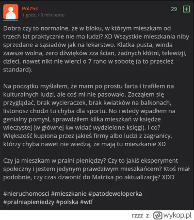rzzz - Repost z tagu o gromadzeniu betonowego złota zbiera na X 645 000 wyświetleń i ...