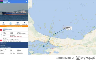 tombeczka - Tankowiec Kairos. 80-tysięcznik. 274/48 m. Załatwili go około 65 mil na p...