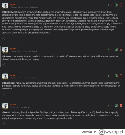 Wwolt - #wojna #izrael Mirki, mamy na wykopie coraz więcej Izraelskich trollów, czy p...