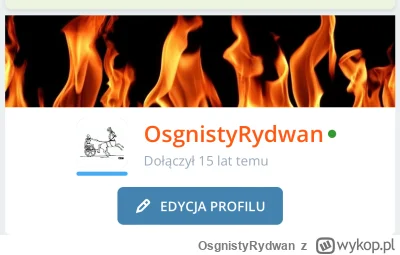 OsgnistyRydwan - Piętnaście lat na portalu ze śmiesznymi obrazkami, eh.