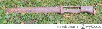 makulaumar - Ktoś pomoże zidentyfikować? dł. 37 cm

#militaria #bagnet #historia #ide...