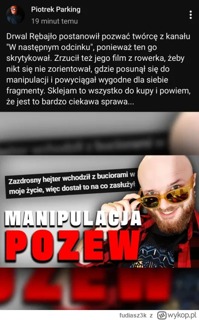 fudiasz3k - Grillowanie Drwala to już mainstream. Dziękujemy panie Piotrze W. za wkła...