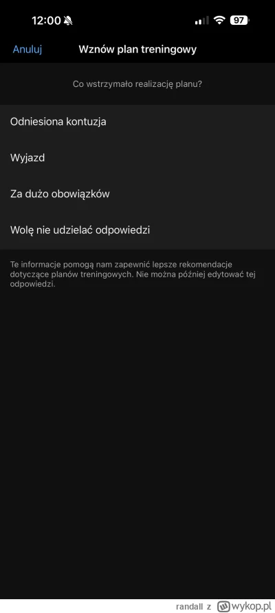 randall - @Ark00: Faktycznie jest pauza. Dzięki! Szkoda, że nie ma opcji choroby. W k...