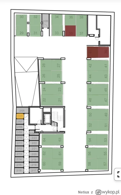 Netiux - Czy ja dobrze widzę, że deweloper podzielił jedno miejsce parkingowe na 2? I...
