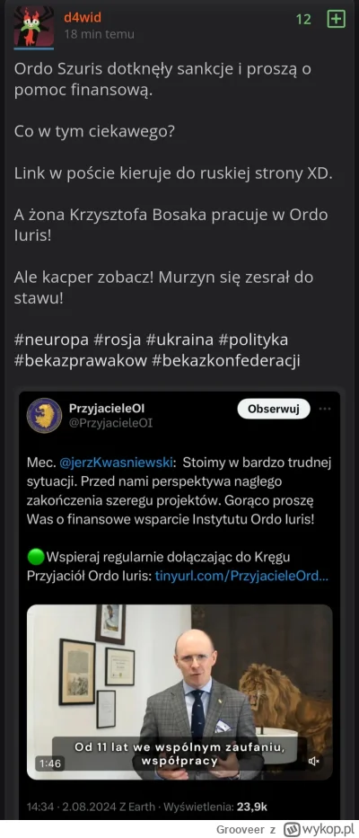 Grooveer - Wykopki "elita internetu" nie dadzą się na nic nabrać. OP wrzucił fejkowe ...