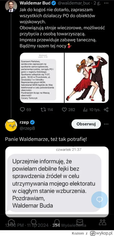 Koziom - @Davvs: No widzisz, nieważne co PiS powie to i tak z góry ludzie będą to uzn...