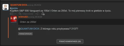 widmo82 - ja jestem spokojny, wczoraj otrzymalismy od podróżnika w czasie potwierdzen...