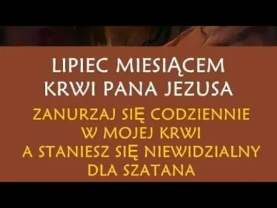 OdwiecznaZielonka - #przegryw Lipiec miesiąc krwii Chrystusa