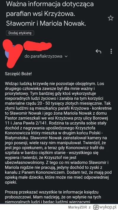MarleyZDR - Nowak zero zastanowienia nad swoim zachowaniem to będziesz ponosił dalsze...